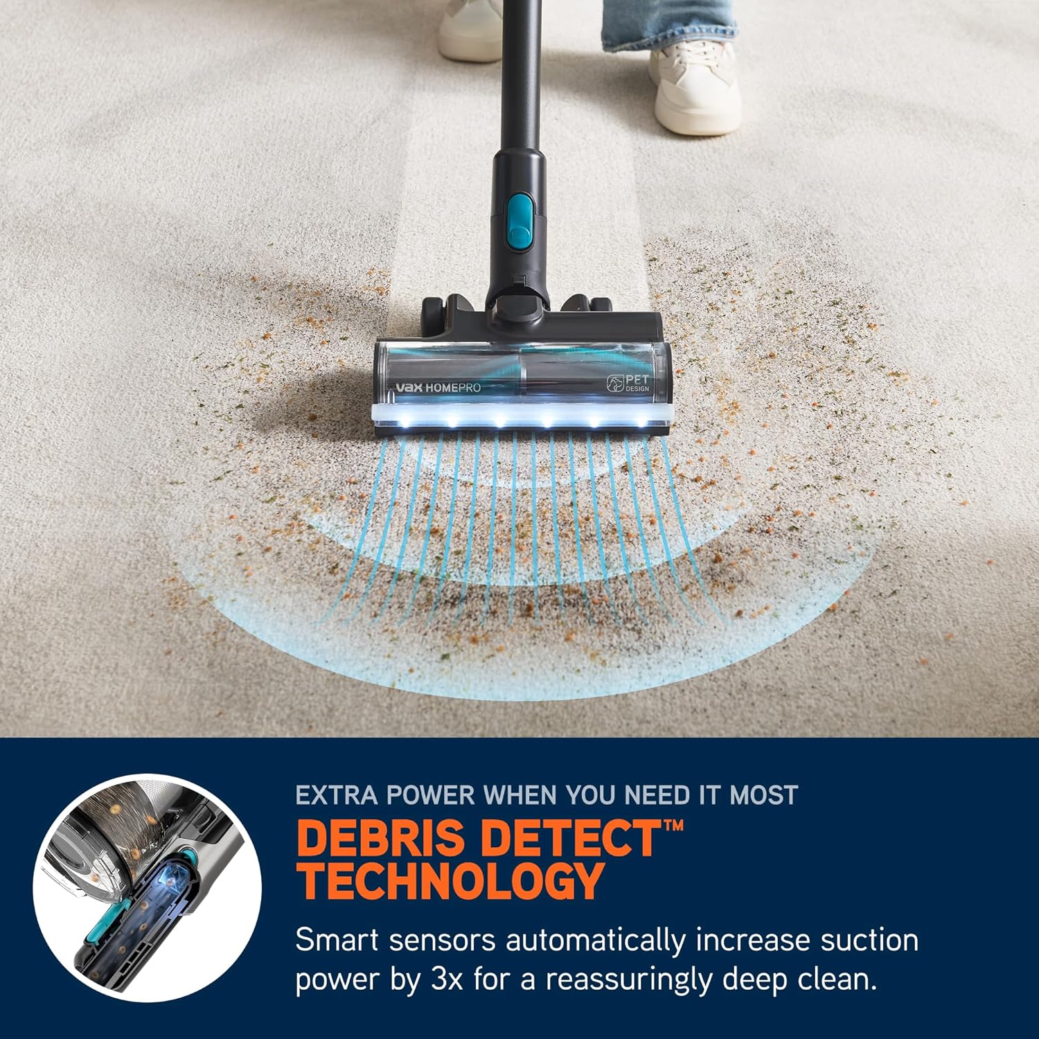 Buy VAX,Vax HomePro Detect Pet-Design Cordless Vacuum Cleaner - Gadcet UK | UK | London | Scotland | Wales| Near Me | Cheap | Pay In 3 | Stick Vaccum