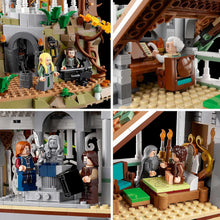 LEGO Icons Lord of the Rings: Rivendell Set (10316) | Collectible Display with 15 Minifigures – Adults