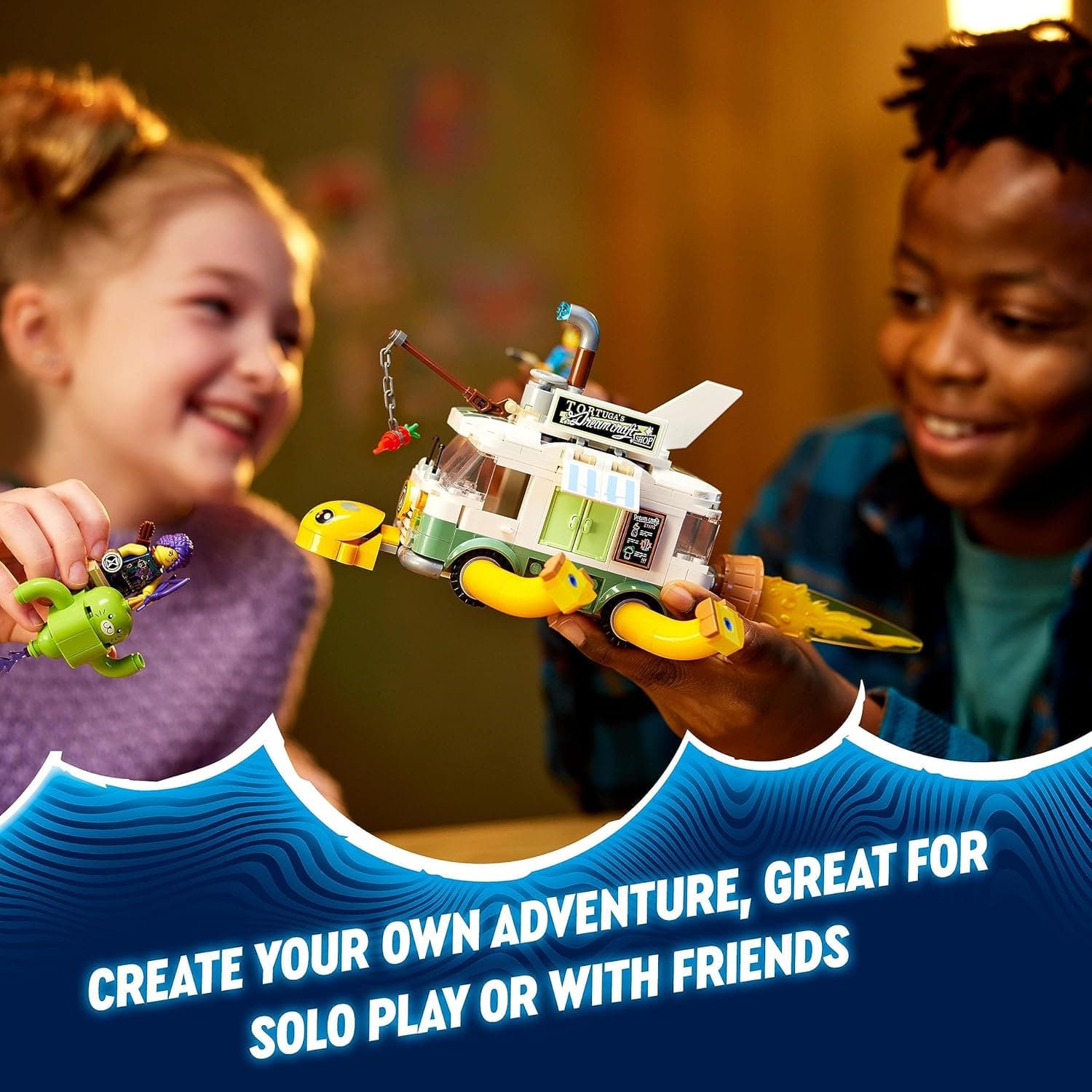Buy LEGO,LEGO 71456 DREAMZzz Mrs. Castillo's Turtle Van Set, Build a Toy Camper Vehicle from the TV Show in 2 Ways, With Mateo, Zoey and Z-Blob Characters, Toys for Kids, Boys, Girls Aged 7+ - Gadcet UK | UK | London | Scotland | Wales| Ireland | Near Me | Cheap | Pay In 3 | Toys