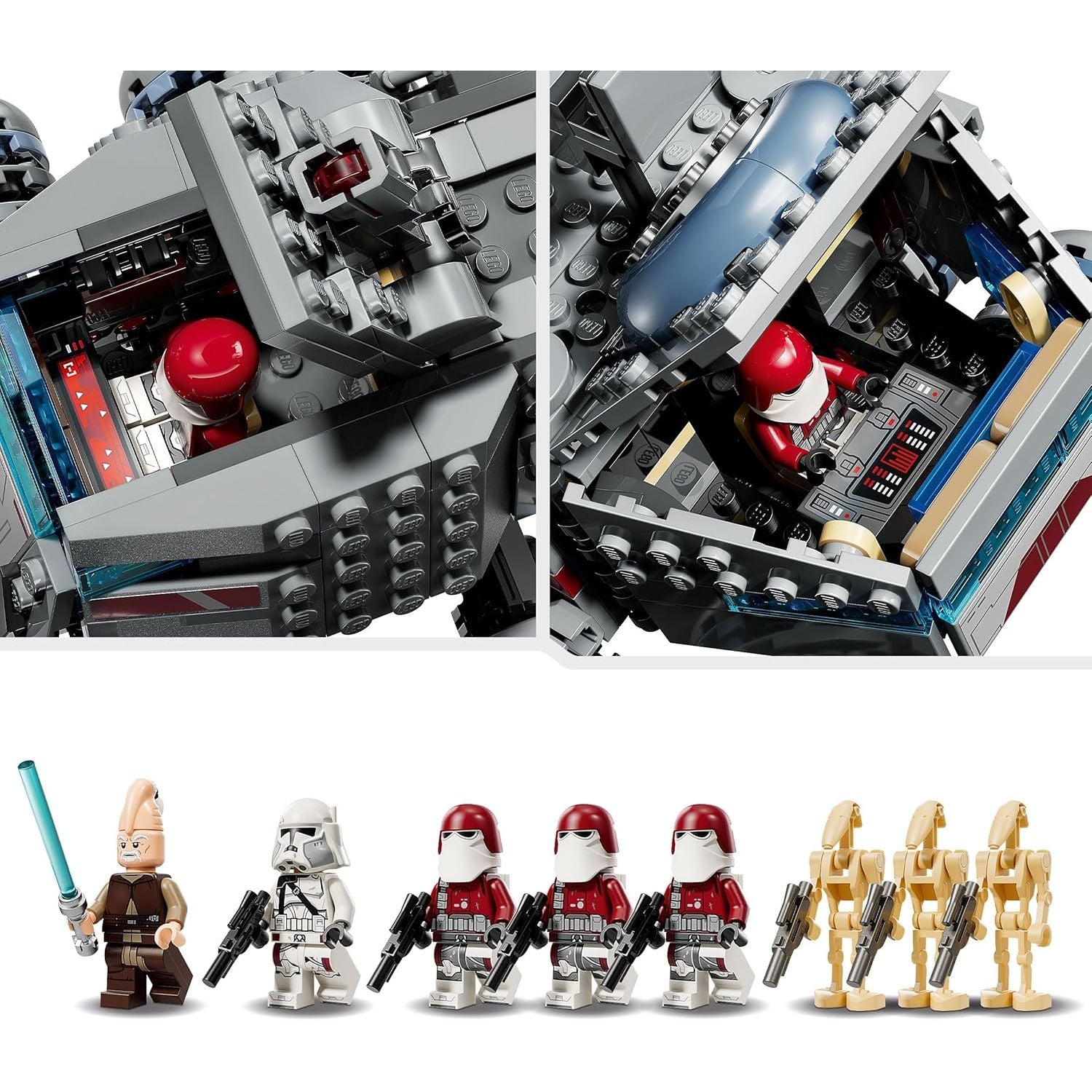 Buy LEGO,LEGO Star Wars 75413 Republic Juggernaut - Building Toy with 3 Droid Figures & 5 Minifigures incl. Ki-Adi-Mundi with a Lightsaber - Gift for 9+ Year Old Boys & The Clone Wars Fans - Gadcet UK | UK | London | Scotland | Wales| Near Me | Cheap | Pay In 3 | Construction Set Toys