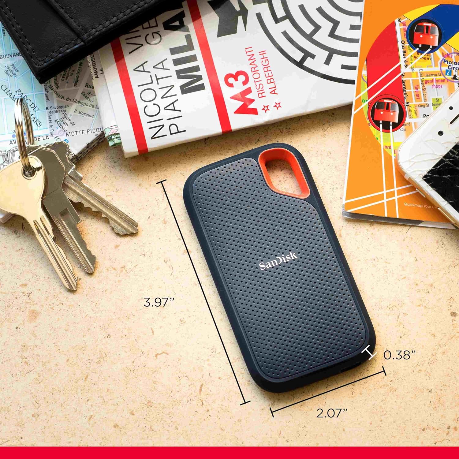 Buy SanDisk,SanDisk Extreme Portable SSD 8TB – USB-C NVMe, 1050MB/s Read, 1000MB/s Write, IP65 Water & Dust Resistant, Black - Gadcet UK | UK | London | Scotland | Wales| Near Me | Cheap | Pay In 3 | Hard Drives
