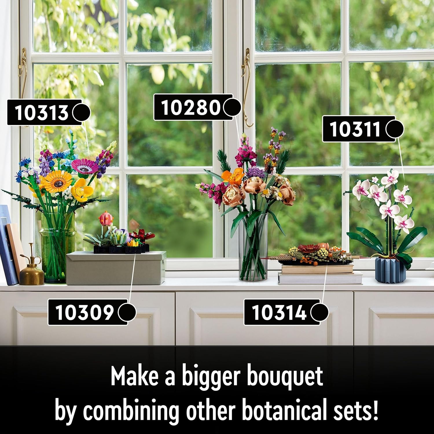 Buy LEGO,LEGO Botanicals Wildflower Bouquet Set – Artificial Flowers Building Kit (Set 10313) - Gadcet UK | UK | London | Scotland | Wales| Near Me | Cheap | Pay In 3 | Construction Set Toys