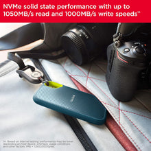 SanDisk Extreme Portable SSD 4TB – USB-C, Up to 1050MB/s Read, 1000MB/s Write | NVMe, IP65 Water & Dust Resistant – Monterey