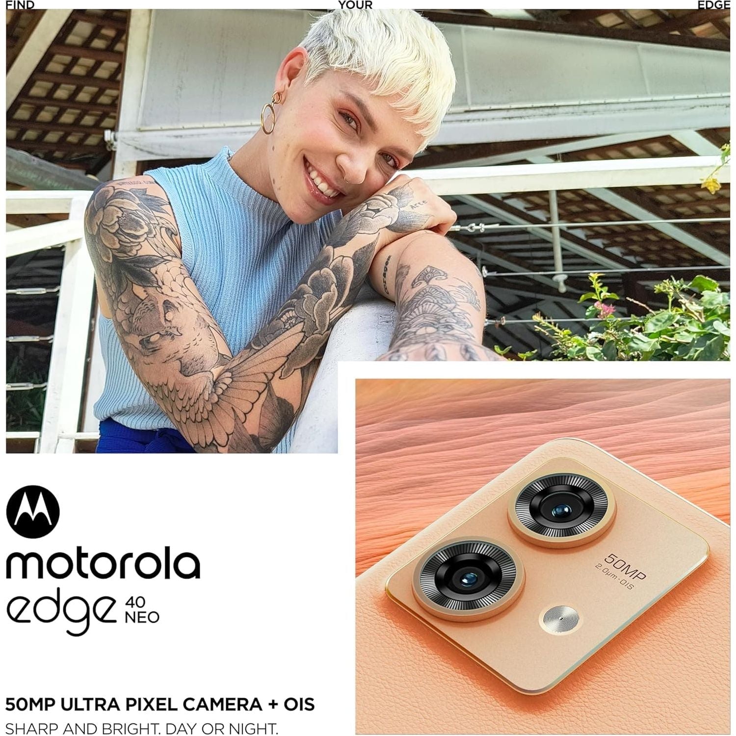 Buy Motorola,Motorola Edge 40 Neo 5G - 256GB - Peach Fuzz - Unlocked - Gadcet UK | UK | London | Scotland | Wales| Near Me | Cheap | Pay In 3 | Unlocked Mobile Phones