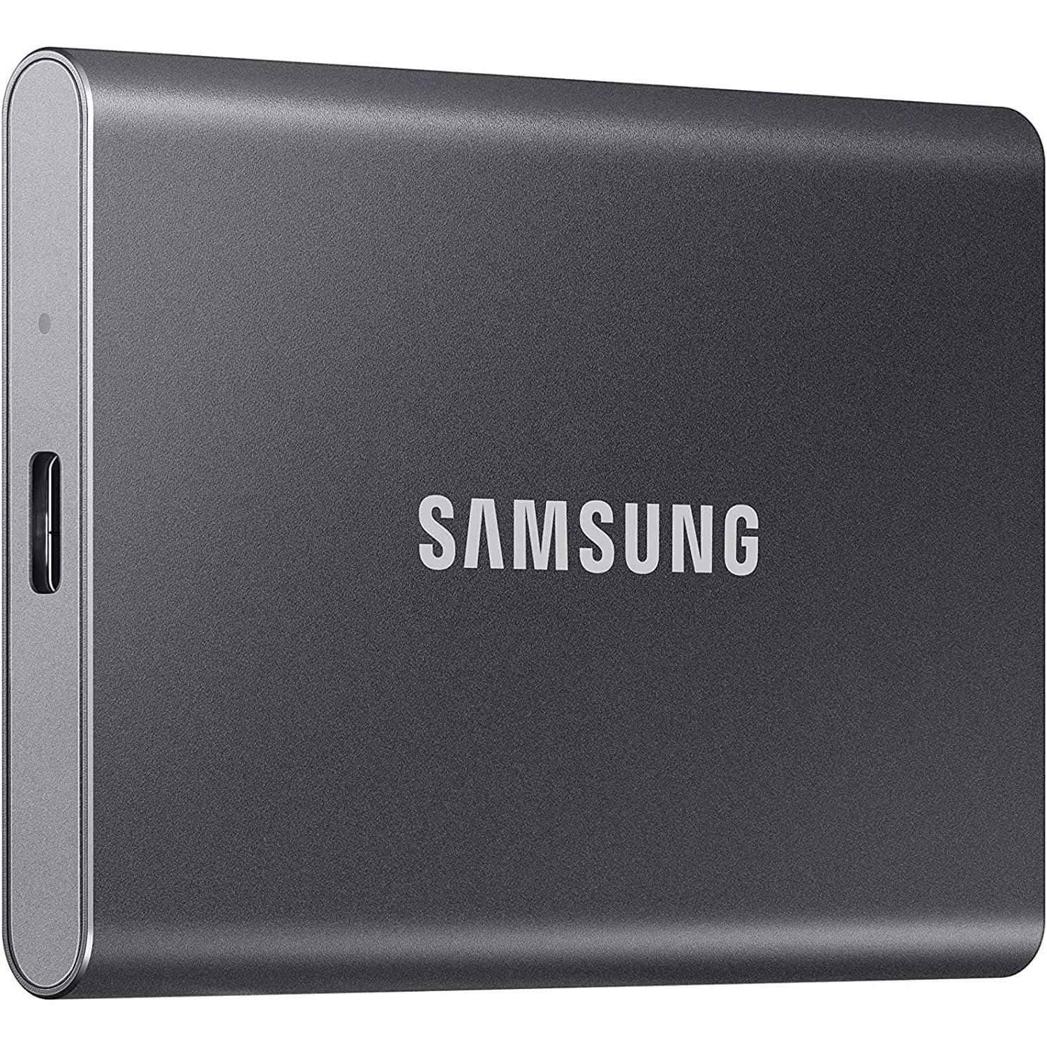 Buy Samsung,Samsung T7 Portable SSD - 2 TB - USB 3.2 Gen.2 External SSD Titanium Grey (MU-PC2T0T/WW) - Gadcet.com | UK | London | Scotland | Wales| Ireland | Near Me | Cheap | Pay In 3 | Hard Drives