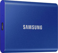 Buy Samsung,SAMSUNG T7 Portable SSD 500GB - Up to 1050MB/s - USB 3.2 External Solid State Drive, Blue - Gadcet UK | UK | London | Scotland | Wales| Ireland | Near Me | Cheap | Pay In 3 | External hard drives