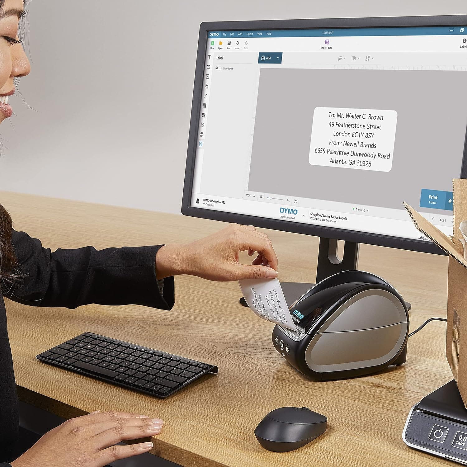Buy DYMO,DYMO LabelWriter 550 Label Printer, Direct Thermal, Automatic Label Recognition, Prints Address, Shipping & Barcode Labels, UK 3-Pin Plug - Gadcet UK | UK | London | Scotland | Wales| Near Me | Cheap | Pay In 3 | Label Makers