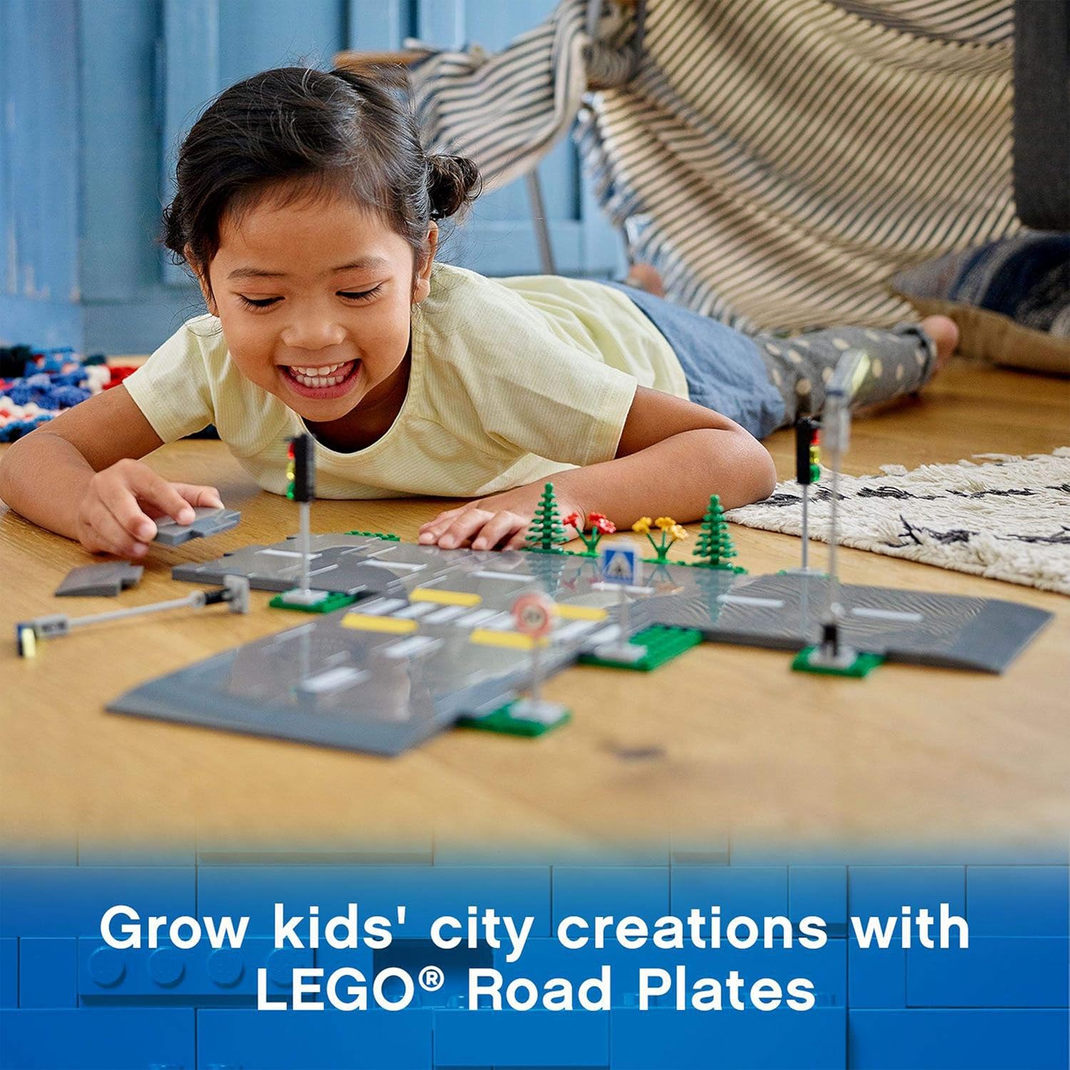 Buy Lego,LEGO City Road Plates (60304) – Building Set with Traffic Lights, Trees & Glow-in-the-Dark Bricks – Gift for Kids Aged 5+ - Gadcet UK | UK | London | Scotland | Wales| Near Me | Cheap | Pay In 3 | Toys & Games