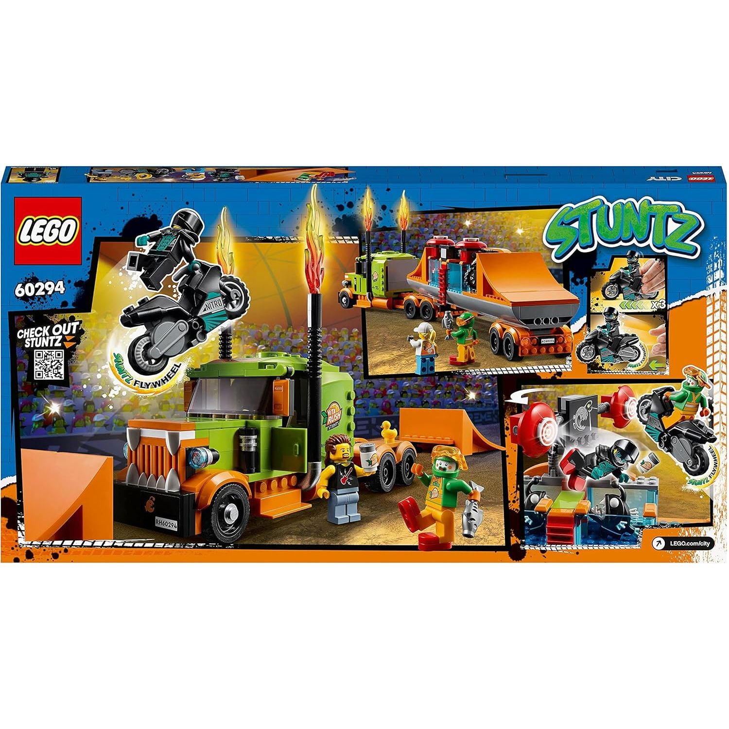 Buy Lego,LEGO City Stuntz Stunt Show Truck 60294 – Action-Packed Building Se - Gadcet UK | UK | London | Scotland | Wales| Near Me | Cheap | Pay In 3 | Toys & Games