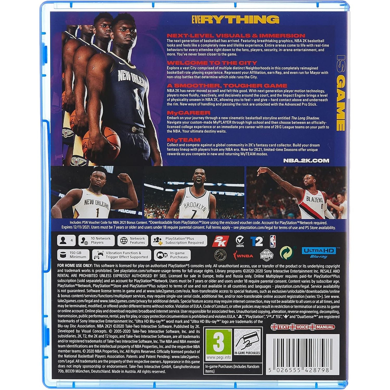 Buy PlayStation,NBA 2K21 - PS5 Game - Gadcet UK | UK | London | Scotland | Wales| Near Me | Cheap | Pay In 3 | Video Game Software