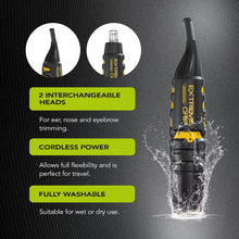 Buy Wahl,Wahl Extreme Grip Detail Trimmer – 2-in-1 Personal Trimmer for Eyebrows, Nose, and Ear Hair, Painless, Washable Heads, Cordless, Battery-Operated - Gadcet UK | UK | London | Scotland | Wales| Near Me | Cheap | Pay In 3 | Trimmer Kit