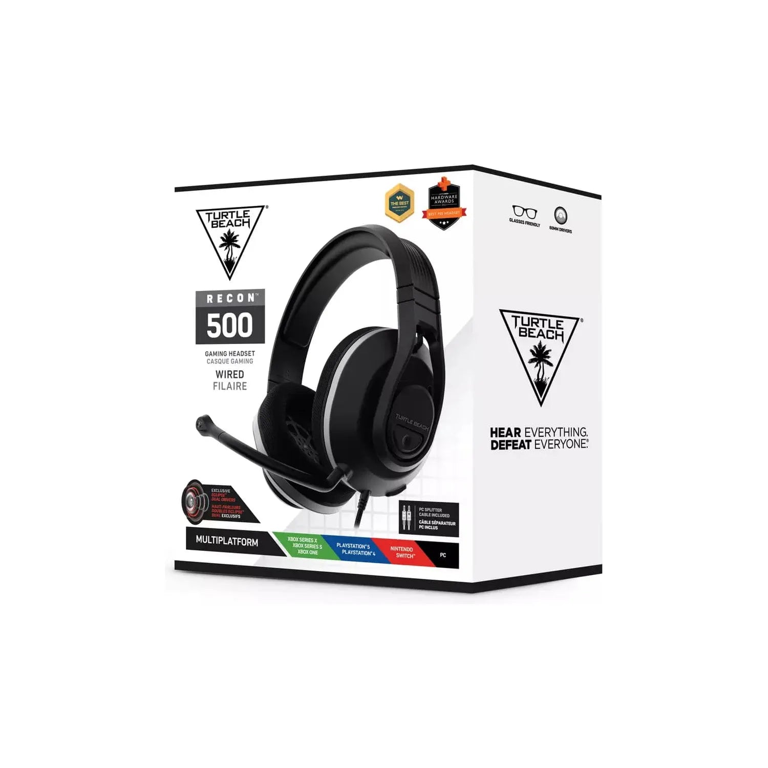 Buy Turtle Beach,Turtle Beach Recon 500 Wired Multiplatform Gaming Headset - Black - Gadcet UK | UK | London | Scotland | Wales| Ireland | Near Me | Cheap | Pay In 3 | Headphones & Headsets