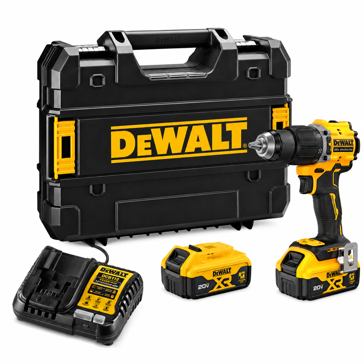 Buy DeWALT,DeWalt Combi Drill Cordless 18V 2x5.0Ah Li-Ion DCD789P2T-GB Brushless Compact - Gadcet UK | UK | London | Scotland | Wales| Near Me | Cheap | Pay In 3 | Combi Drill