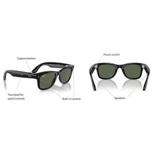 Buy Ray-Ban,Ray-Ban - Meta Wayfarer Smart Glasses - Shiny Black - Plano G15 Green - Gadcet UK | UK | London | Scotland | Wales| Ireland | Near Me | Cheap | Pay In 3 | Sunglasses