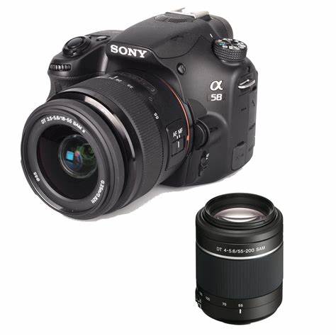 Buy Sony,Sony Alpha A58 DSLR Camera with Translucent Mirror – 20MP, Interchangeable Lens, 18-55mm Kit Lens, Black - Gadcet UK | UK | London | Scotland | Wales| Near Me | Cheap | Pay In 3 | Digital Single-Lens Reflex (DSLR) Cameras