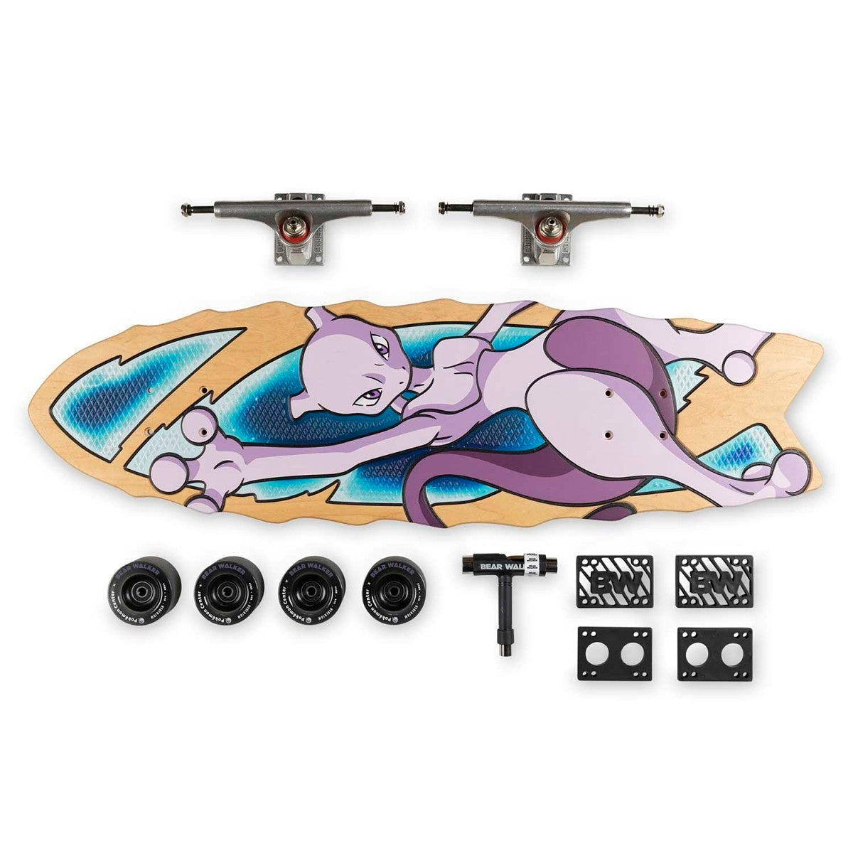 Buy Mewtwo,Pokémon Center × Bear Walker: Mewtwo Limited Edition Carved Skateboard – The Pinnacle of Collectible Art - Gadcet UK | UK | London | Scotland | Wales| Near Me | Cheap | Pay In 3 | skateborad
