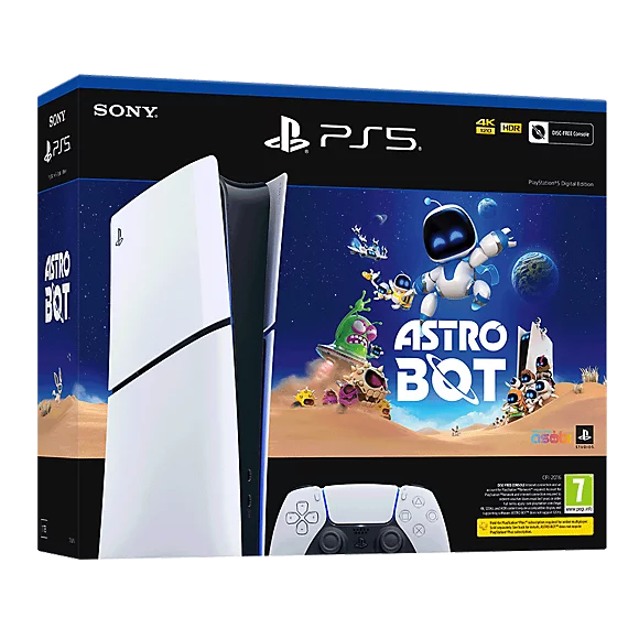 Buy PlayStation,PlayStation 5 Digital Edition Console – ASTRO BOT Bundle (Slim Model) - Gadcet UK | UK | London | Scotland | Wales| Near Me | Cheap | Pay In 3 | PlayStation 5