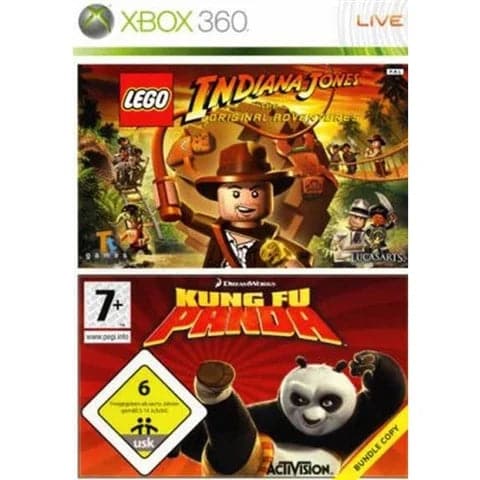 Buy Xbox,Kung Fu Panda + Lego Indiana Jones Bundle - Xbox 360 - Gadcet UK | UK | London | Scotland | Wales| Near Me | Cheap | Pay In 3 | Video Game Software