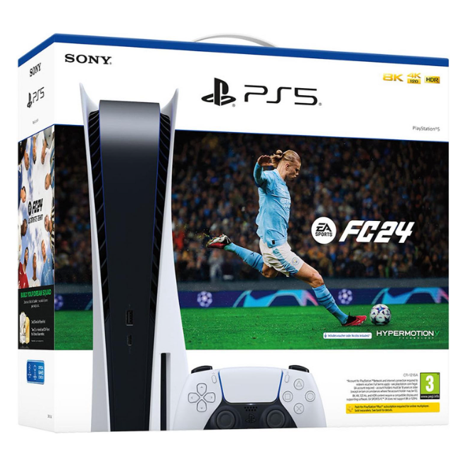 Buy Sony,PlayStation 5 Disc Console & EA SPORTS FC 24 Bundle - Gadcet UK | UK | London | Scotland | Wales| Ireland | Near Me | Cheap | Pay In 3 | Video Game Consoles