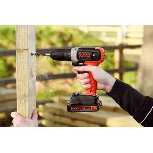 Buy BLACK+DECKER,Black+Decker 18V Li-ion Cordless Drill Driver, 1.5Ah Battery - BCD001 - Gadcet UK | UK | London | Scotland | Wales| Near Me | Cheap | Pay In 3 | Power Tool