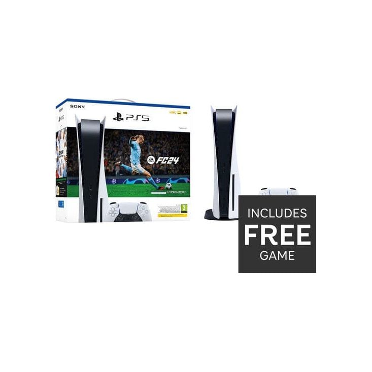 Buy Sony,PlayStation 5 Disc Console & EA SPORTS FC 24 Bundle - Gadcet UK | UK | London | Scotland | Wales| Ireland | Near Me | Cheap | Pay In 3 | Video Game Consoles