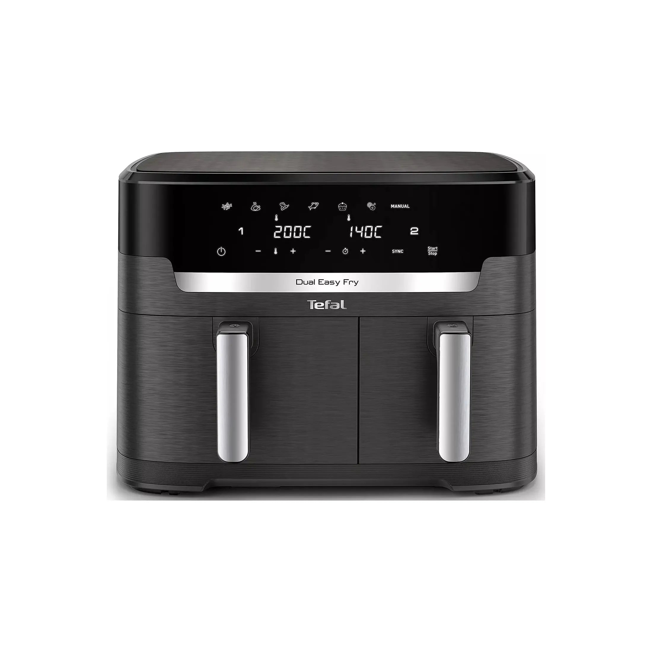 Buy Tefal,Tefal Easy Fry XXL Dual Air Fryer, Coal Grey - 11L - Gadcet UK | UK | London | Scotland | Wales| Near Me | Cheap | Pay In 3 | Air Fryer & Grill