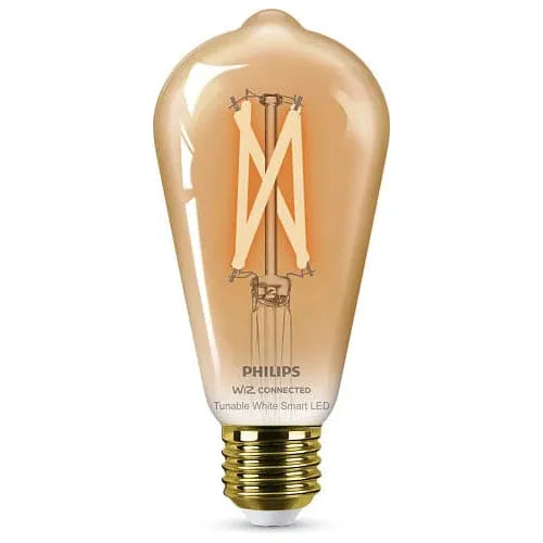 Buy Philips,Philips WiZ E27 50W LED Cool white & warm white ST64 Non-dimmable Light bulb Pack of 2 - Gadcet UK | UK | London | Scotland | Wales| Near Me | Cheap | Pay In 3 | Electronics