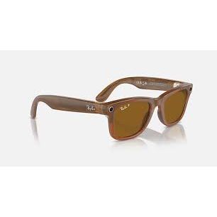 Buy Ray-Ban,Ray-Ban Meta Smart Glasses Wayfarer Large RW 4008 – Shiny Caramel - Gadcet UK | UK | London | Scotland | Wales| Near Me | Cheap | Pay In 3 | Sunglasses