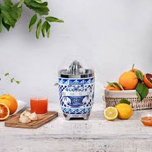 Buy Smeg,Smeg Dolce & Gabbana CJF01DGBUK Mediterraneo Citrus Juicer, Blue/White - Gadcet UK | UK | London | Scotland | Wales| Near Me | Cheap | Pay In 3 | Electric Citrus Juicers