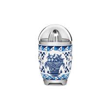 Buy Smeg,Smeg Dolce & Gabbana CJF01DGBUK Mediterraneo Citrus Juicer, Blue/White - Gadcet UK | UK | London | Scotland | Wales| Near Me | Cheap | Pay In 3 | Electric Citrus Juicers