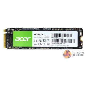 Buy Acer,Acer FA100 1TB NVMe SSD - M.2 2280 PCIe 3.0, Read Speed Up to 3500 MB/s, Internal Solid State Drive with SLC Cache for Laptop & Desktop Upgrade - BL.9BWWA.120 - Gadcet UK | UK | London | Scotland | Wales| Near Me | Cheap | Pay In 3 | Hard Drives