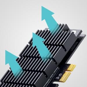 Buy TP-Link,TP-Link Archer T6E AC1300 Dual Band PCI-E Wireless Wi-Fi Adapter with Heat Sink and 2 Antennas for Desktop - Gadcet UK | UK | London | Scotland | Wales| Near Me | Cheap | Pay In 3 | Network Cards & Adapters