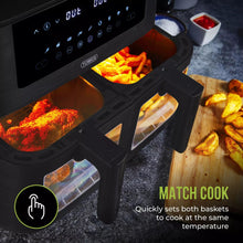 Buy TOWER,Vortx Vizion 8 Litre Digital Dual Basket Air Fryer - Gadcet UK | UK | London | Scotland | Wales| Near Me | Cheap | Pay In 3 | AIR FRYER / GRILL