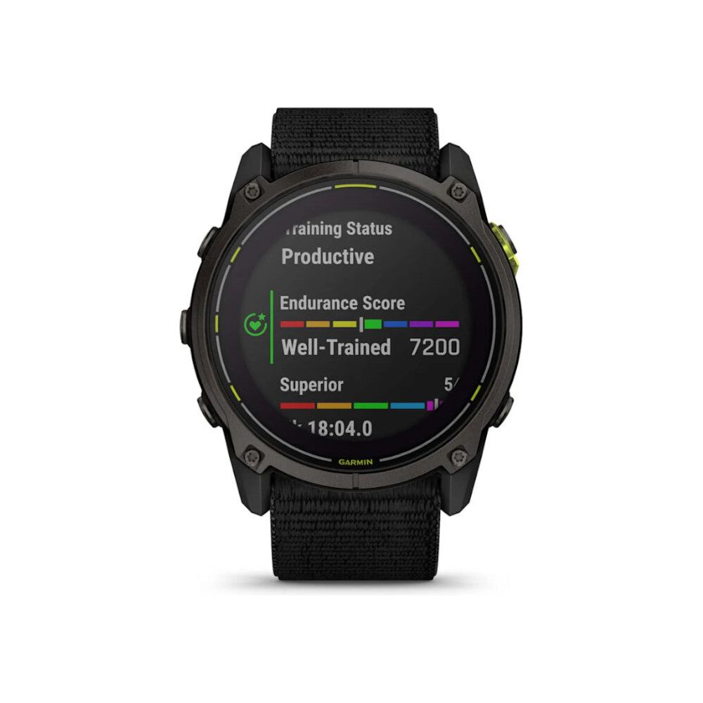 Buy GARMIN,Garmin Enduro 3 Solar Sapphire GPS Multisport Smartwatch - Black/Carbon Gray DLC Titanium, Ultra-Fit Nylon Strap - Gadcet UK | UK | London | Scotland | Wales| Near Me | Cheap | Pay In 3 | Smart Watches