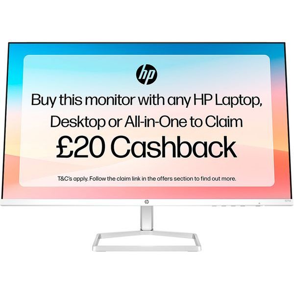Buy HP,HP Series 5 527sa Full HD 27" IPS LCD Monitor - White - Gadcet UK | UK | London | Scotland | Wales| Near Me | Cheap | Pay In 3 | Computer Monitors