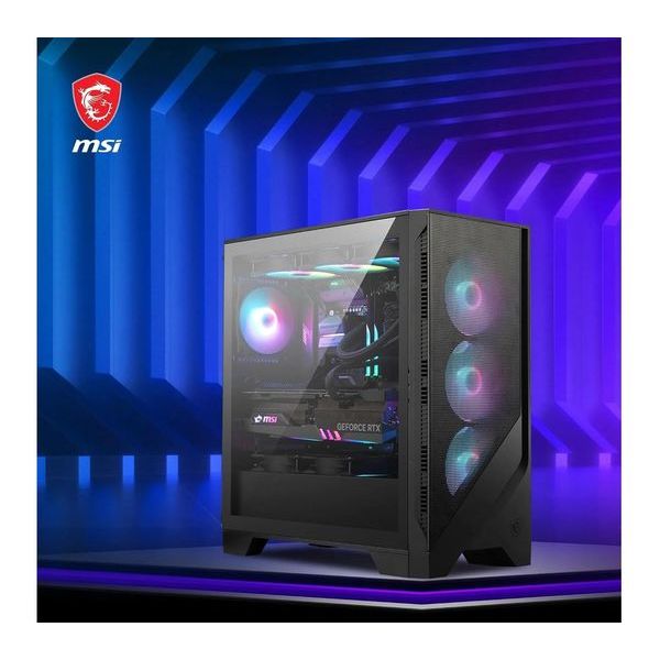 Buy MSI,MSI MAG FORGE 320R AIRFLOW ATX Mid-Tower PC Case Black - Gadcet UK | UK | London | Scotland | Wales| Near Me | Cheap | Pay In 3 | Desktop Computer & Server Case