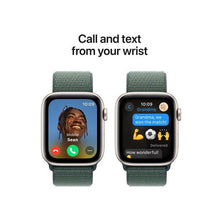 Apple Watch SE (GPS) 44 mm Starlight Aluminium Case with Lake Green Sport Loop
