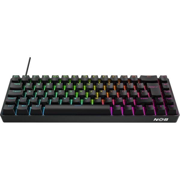 Buy NOS,NOS C-800 Mini Magnetic 65 RGB Gaming Keyboard - Black - Gadcet UK | UK | London | Scotland | Wales| Near Me | Cheap | Pay In 3 | Keyboards