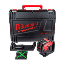 Milwaukee M12™ CLLP-0C Green Cross Line Laser with Plumb Points | 12V Bare Unit