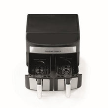 Buy Gourmet,GOURMETmaxx Digital Double Chamber Hot Air Fryer - 7L (2x3.5L) - Black - Gadcet UK | UK | London | Scotland | Wales| Near Me | Cheap | Pay In 3 | Small Kitchen Appliances