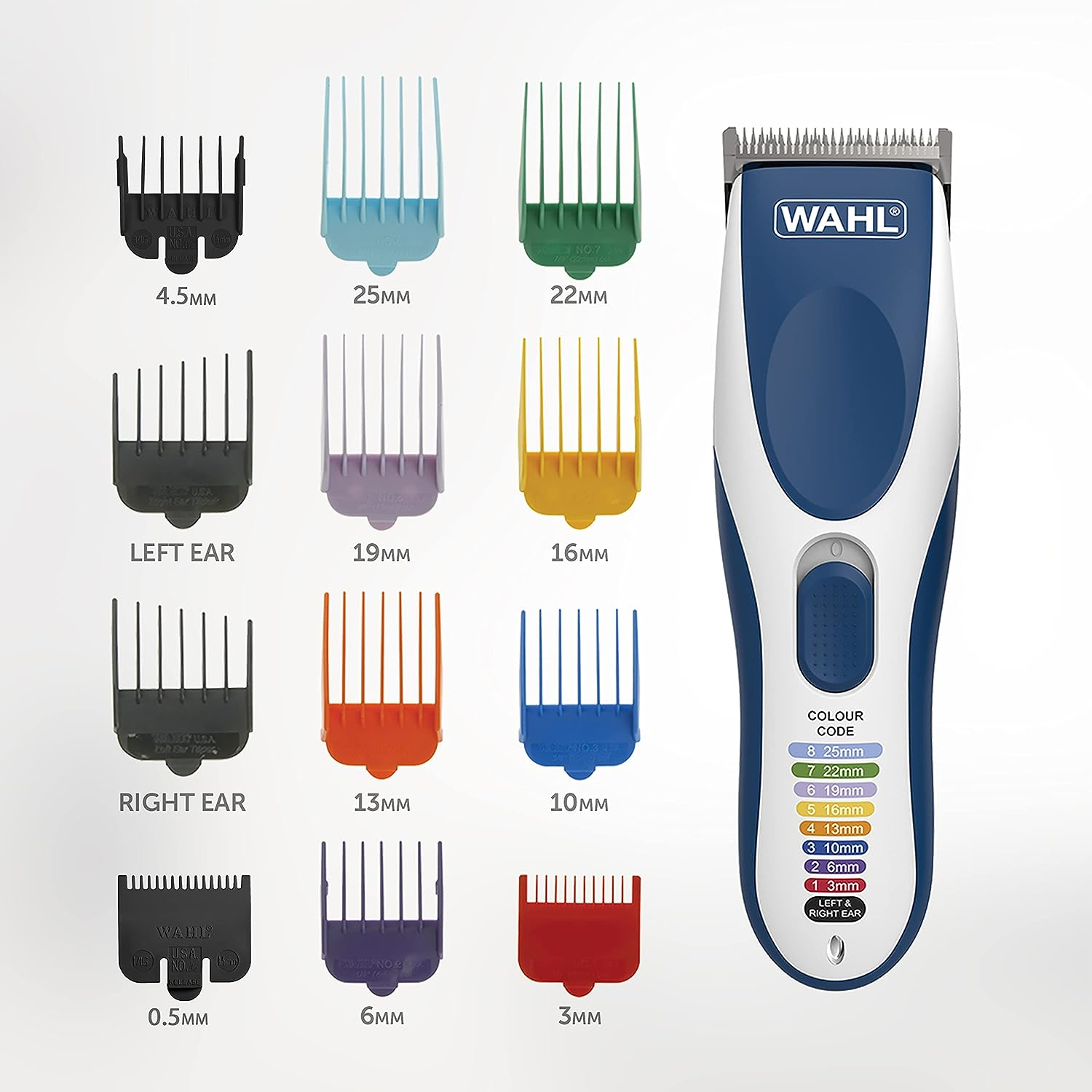 Buy WAHL,Wahl Colour Pro Cordless Clipper Kit Soft Hairbrush Neck Duster - 12 Colour - Gadcet UK | UK | London | Scotland | Wales| Ireland | Near Me | Cheap | Pay In 3 | Hair Clippers & Trimmers