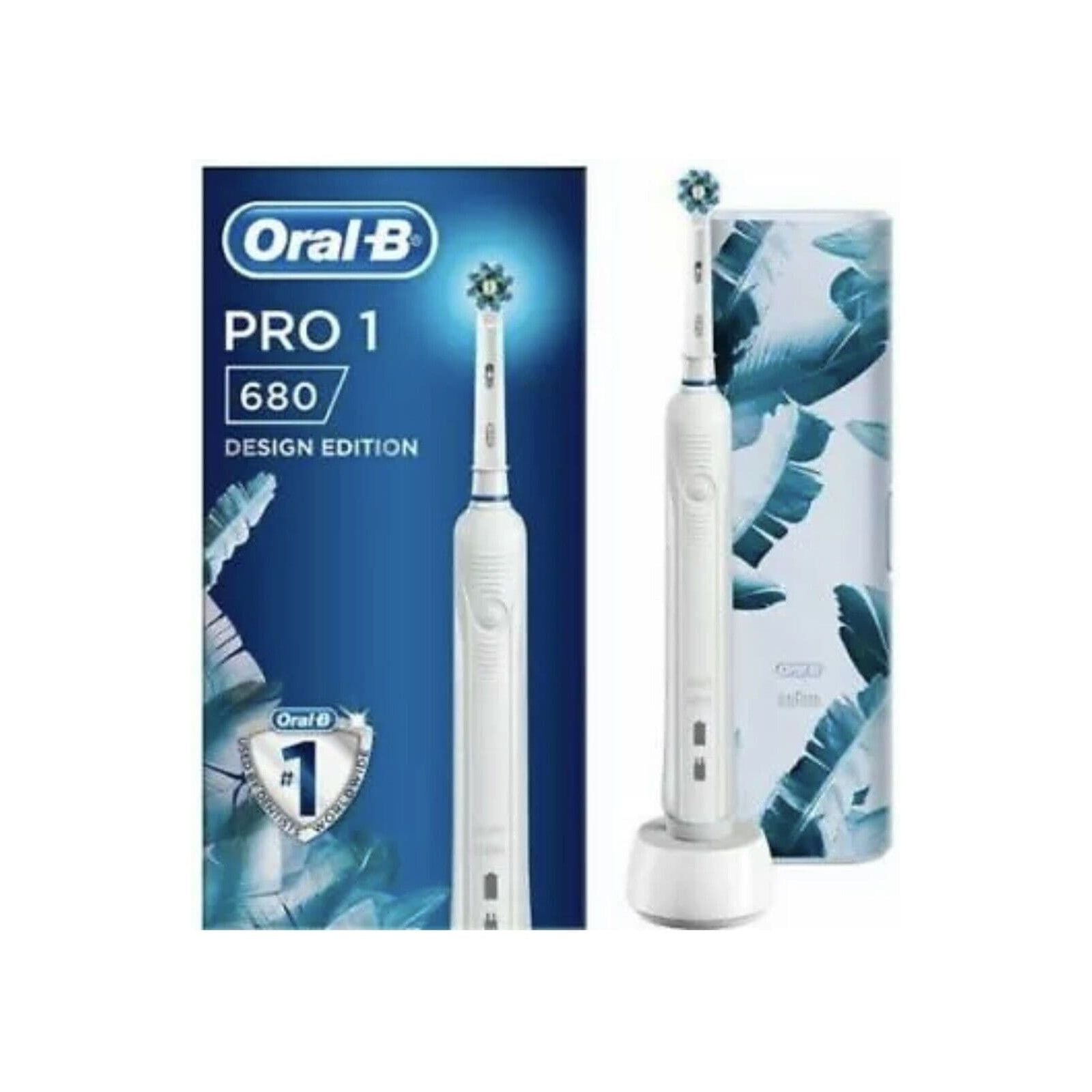 Buy Oral-B,Oral B Pro 1 680 3d White Electric Toothbrush With Timer & Travel Case - Gadcet.com | UK | London | Scotland | Wales| Ireland | Near Me | Cheap | Pay In 3 | Health Care