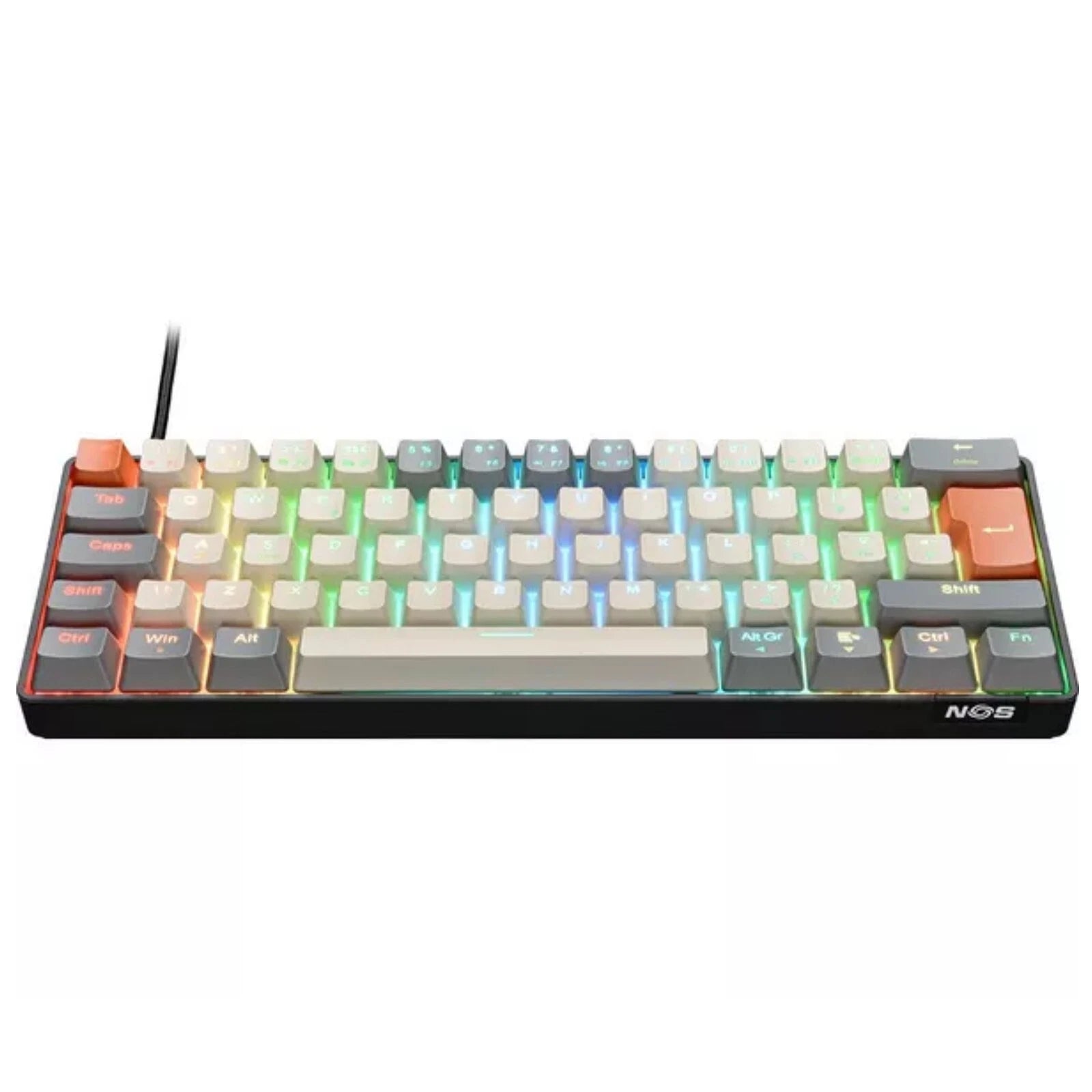 Buy NOS,NOS C-450 Mini Pro RGB Mechanical Gaming Keyboard – 1973 Edition - Gadcet UK | UK | London | Scotland | Wales| Near Me | Cheap | Pay In 3 | Keyboard & Mouse
