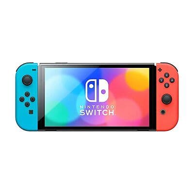 Nintendo Switch OLED Model – Neon Blue & Neon Red Console– Gadcet UK