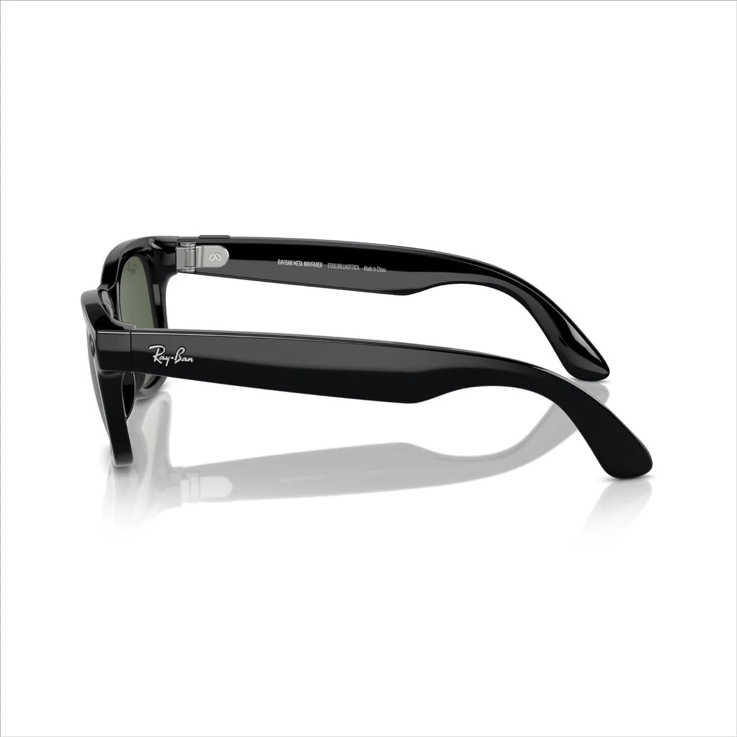 Buy Ray-Ban,Ray-Ban - Meta Wayfarer Smart Glasses - Shiny Black - Plano G15 Green - Gadcet UK | UK | London | Scotland | Wales| Ireland | Near Me | Cheap | Pay In 3 | Sunglasses