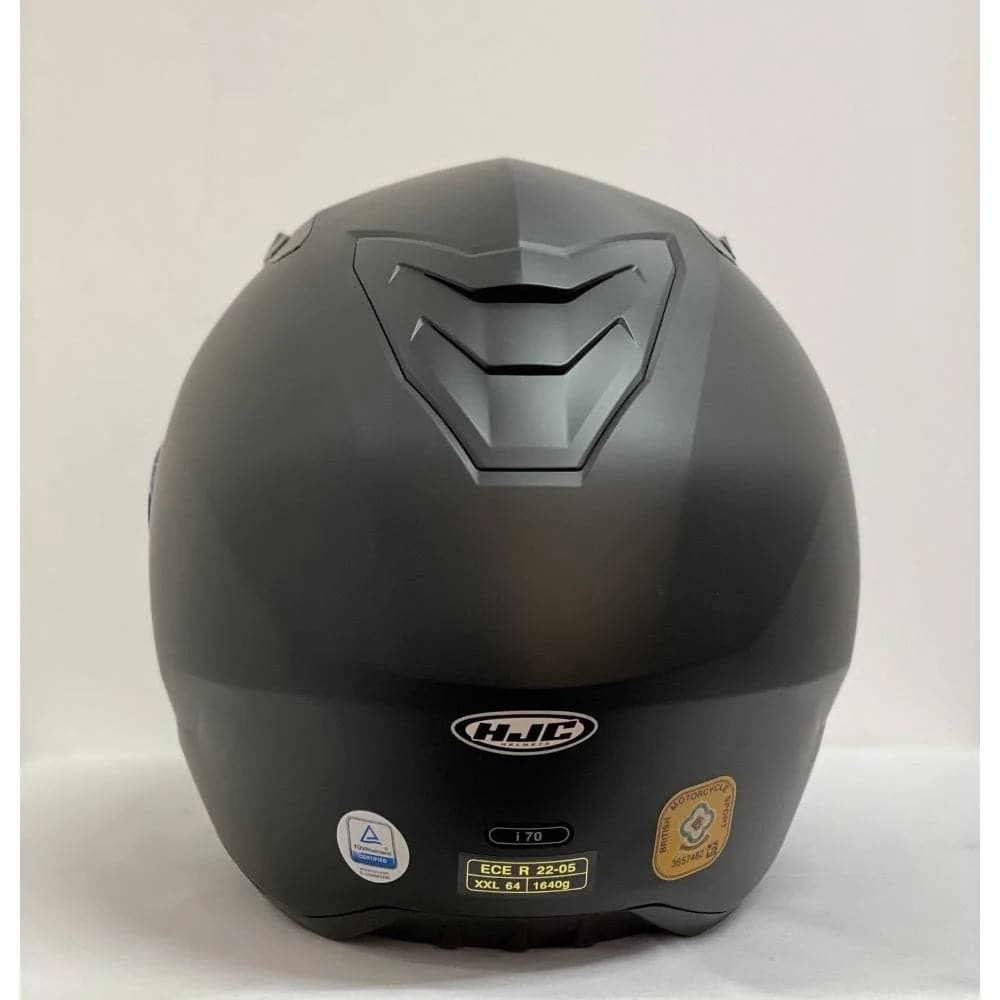 Buy HJC,HJC i70 Motorcycle Helmet - Medium - Plain Black - Gadcet UK | UK | London | Scotland | Wales| Near Me | Cheap | Pay In 3 | Motorcycles & Scooters