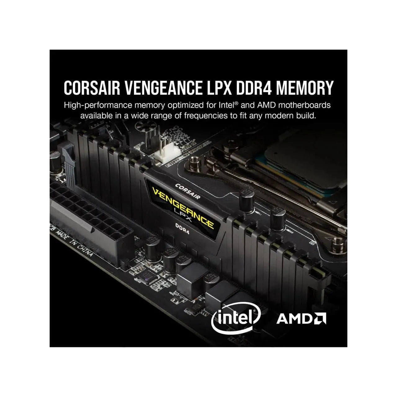 Buy Corsair,Corsair - 8GB (2 x 4 GB) DDR4 Vengeance LPX 2666MHz Memory Kit - Black - Gadcet UK | UK | London | Scotland | Wales| Ireland | Near Me | Cheap | Pay In 3 | Computer Components