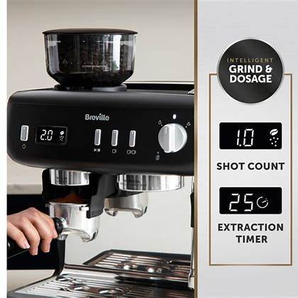 Buy BREVILLE,BREVILLE VCF152 Barista Max+ Bean to Cup Coffee Machine - Black - Gadcet UK | UK | London | Scotland | Wales| Near Me | Cheap | Pay In 3 | Coffee Makers & Espresso Machines