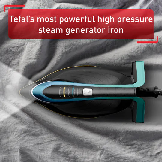 Buy TEFAL,Tefal Pro Express Vision GV9822G0 Steam Generator Iron – Anti-Scale Technology, High-Pressure Steam – Alpine Blue - Gadcet UK | UK | London | Scotland | Wales| Near Me | Cheap | Pay In 3 | Irons