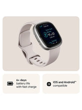 Buy Fitbit,Fitbit Sense Smart Watch - Lunar White - Gadcet.com | UK | London | Scotland | Wales| Ireland | Near Me | Cheap | Pay In 3 | smart watch